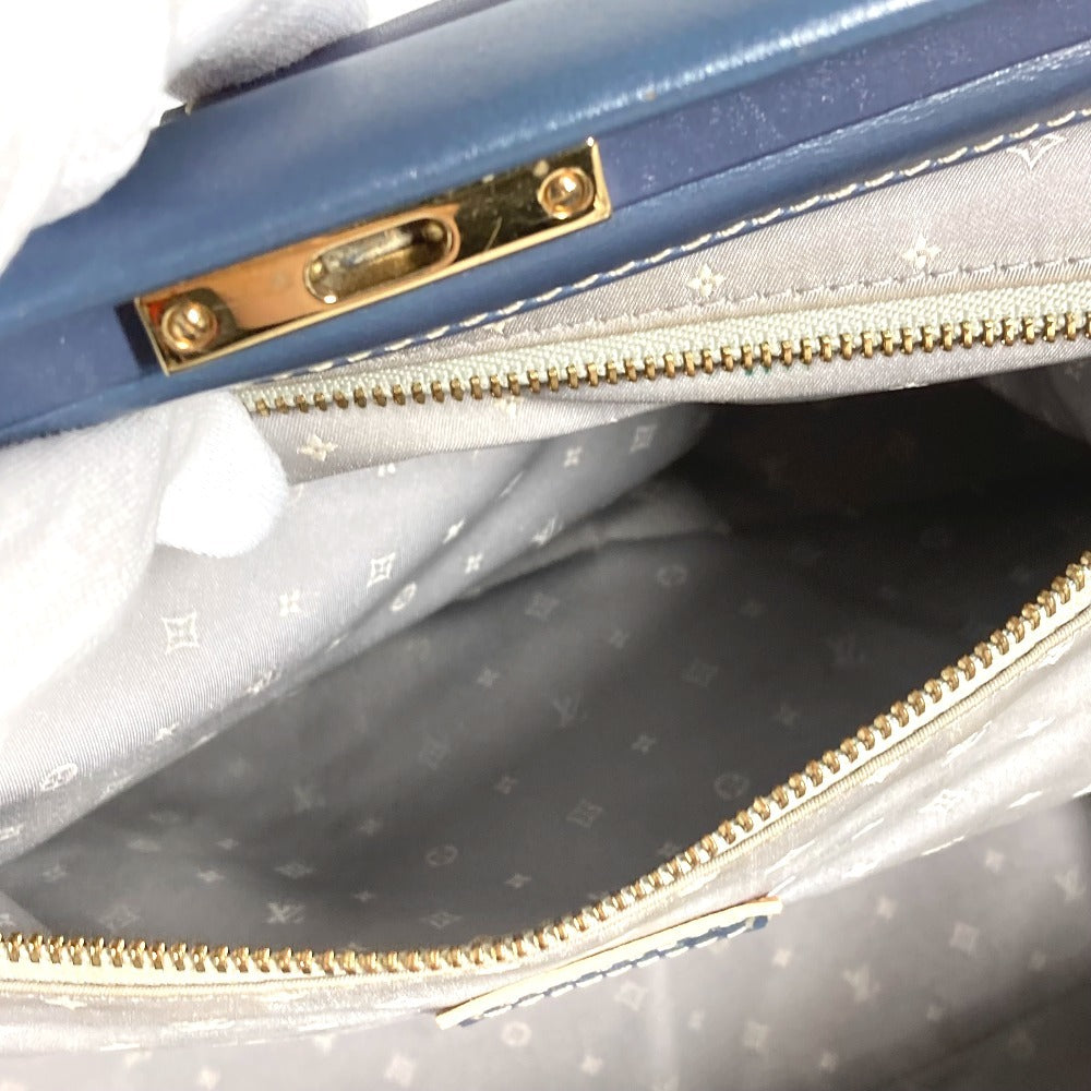 LOUIS VUITTON Handbag M91807 Suhari leather blue Suhari Angénieux PM