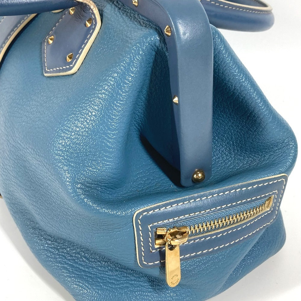 LOUIS VUITTON Handbag M91807 Suhari leather blue Suhari Angénieux PM
