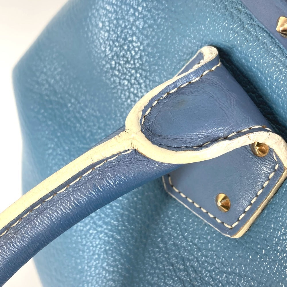 LOUIS VUITTON Handbag M91807 Suhari leather blue Suhari Angénieux PM