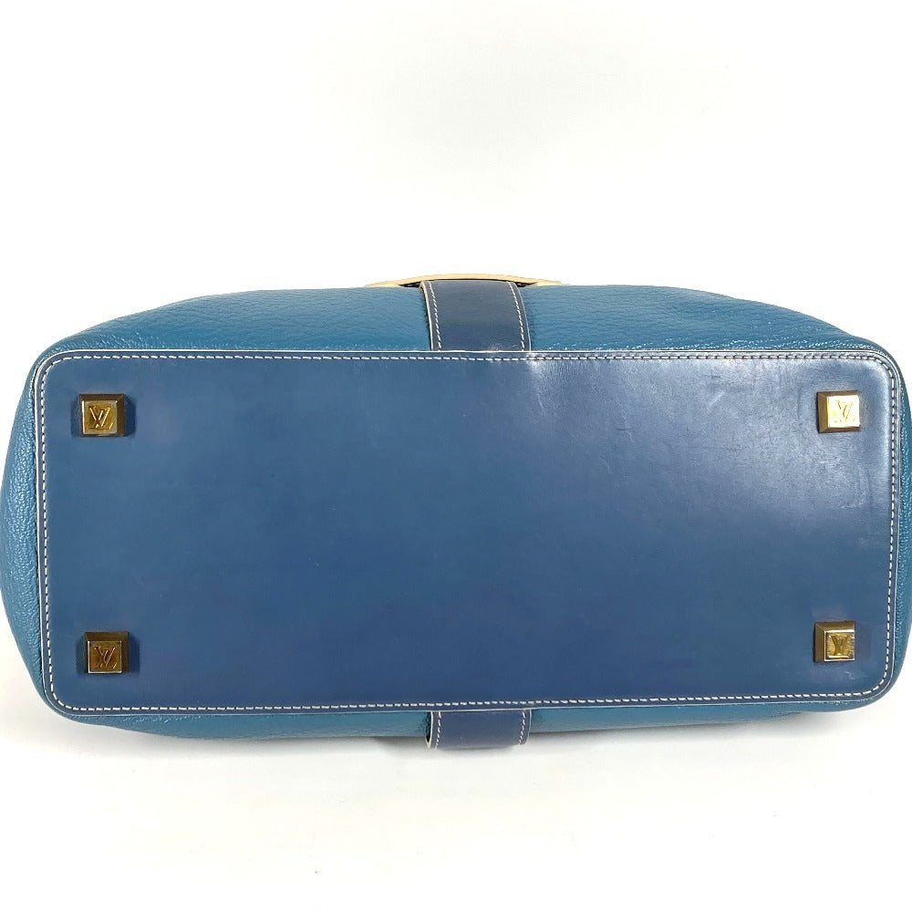 LOUIS VUITTON Handbag M91807 Suhari leather blue Suhari Angénieux PM