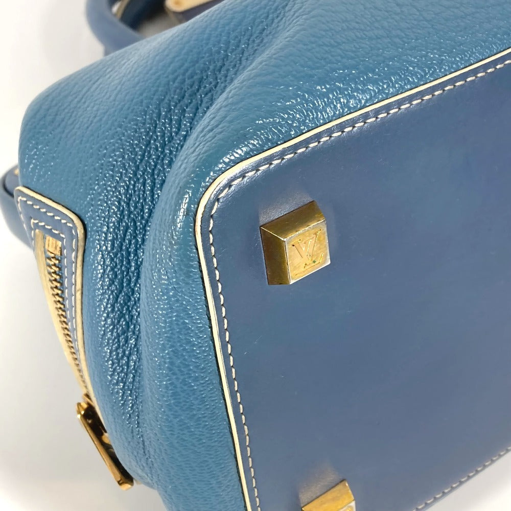 LOUIS VUITTON Handbag M91807 Suhari leather blue Suhari Angénieux PM