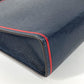 LOUIS VUITTON business bag Taiga Leather Navy Taiga Pochette Voyage