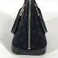 LOUIS VUITTON Handbag M92146 Satin / leather black Monogram satin Little Alma