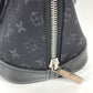 LOUIS VUITTON Handbag M92146 Satin / leather black Monogram satin Little Alma