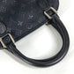 LOUIS VUITTON Handbag M92146 Satin / leather black Monogram satin Little Alma