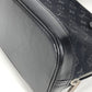 LOUIS VUITTON Handbag M92146 Satin / leather black Monogram satin Little Alma