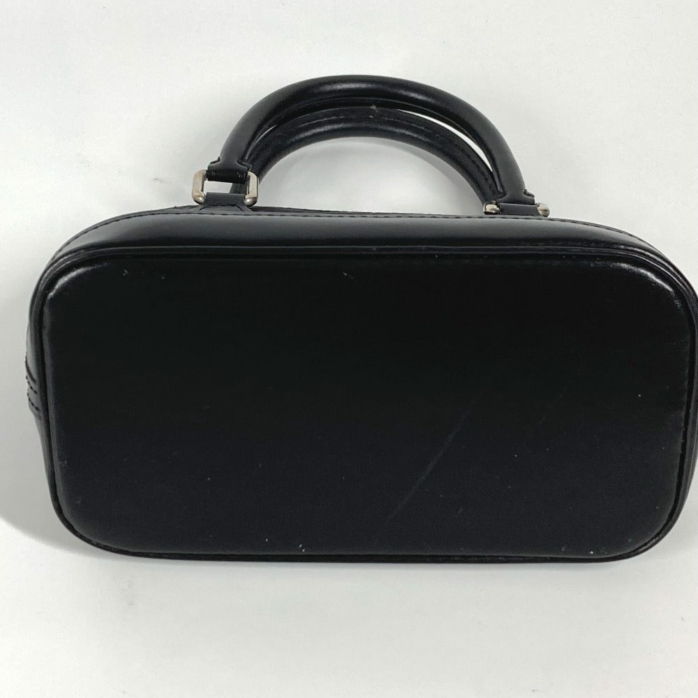 LOUIS VUITTON Handbag M92146 Satin / leather black Monogram satin Little Alma