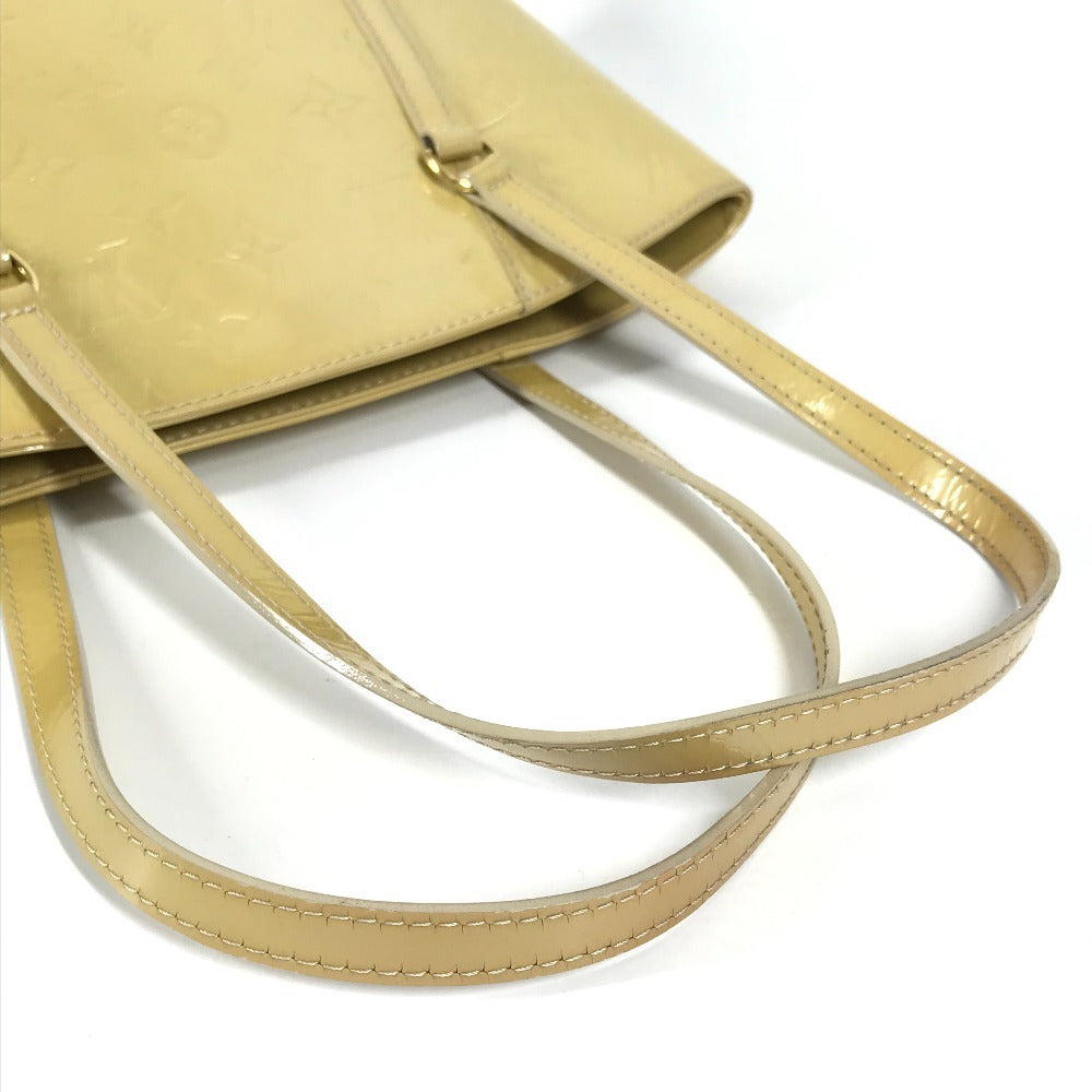 LOUIS VUITTON Shoulder Bag M91743 Monogram Vernis white Monogram Vernis Avalon MM Women Used Authentic