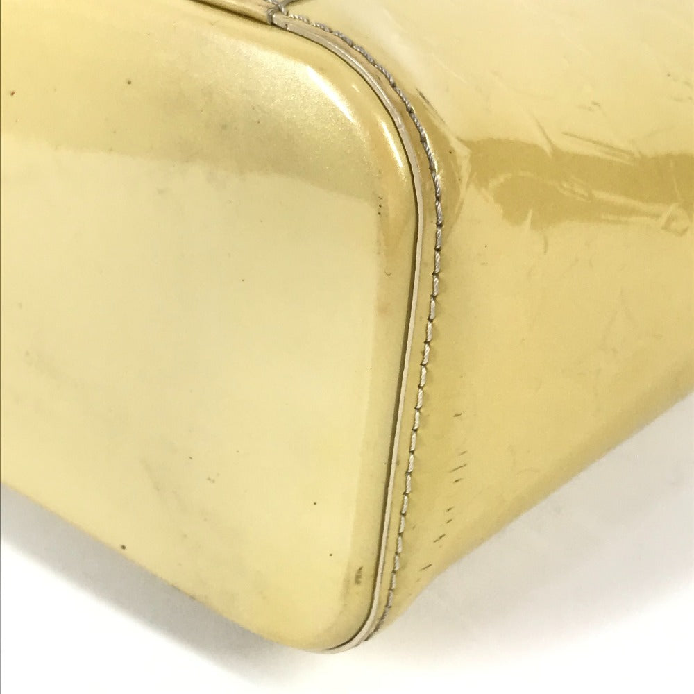 LOUIS VUITTON Shoulder Bag M91743 Monogram Vernis white Monogram Vernis Avalon MM Women Used Authentic