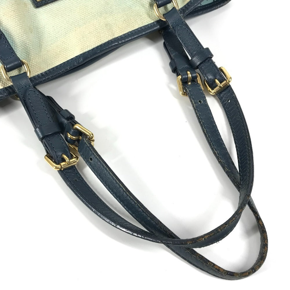 LOUIS VUITTON Shoulder Bag M93769 canvas blue Eyeall Kaba PM Escal