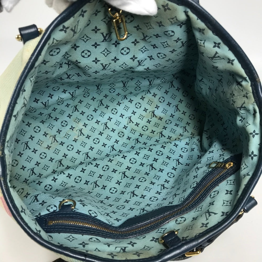 LOUIS VUITTON Shoulder Bag M93769 canvas blue Eyeall Kaba PM Escal