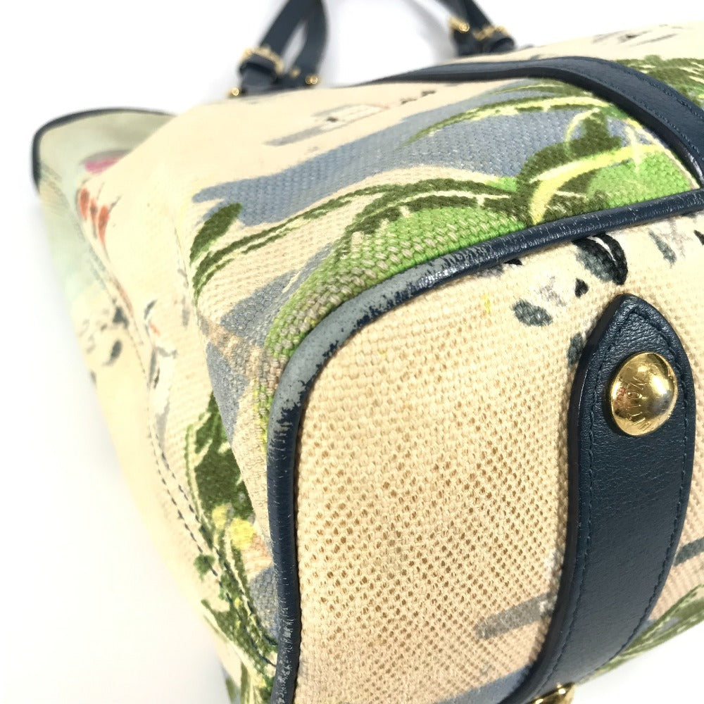 LOUIS VUITTON Shoulder Bag M93769 canvas blue Eyeall Kaba PM Escal
