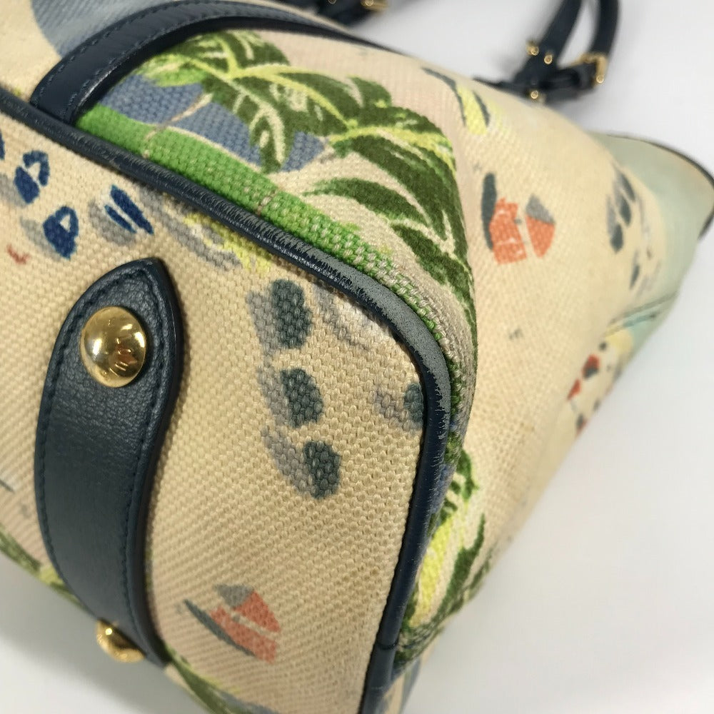 LOUIS VUITTON Shoulder Bag M93769 canvas blue Eyeall Kaba PM Escal