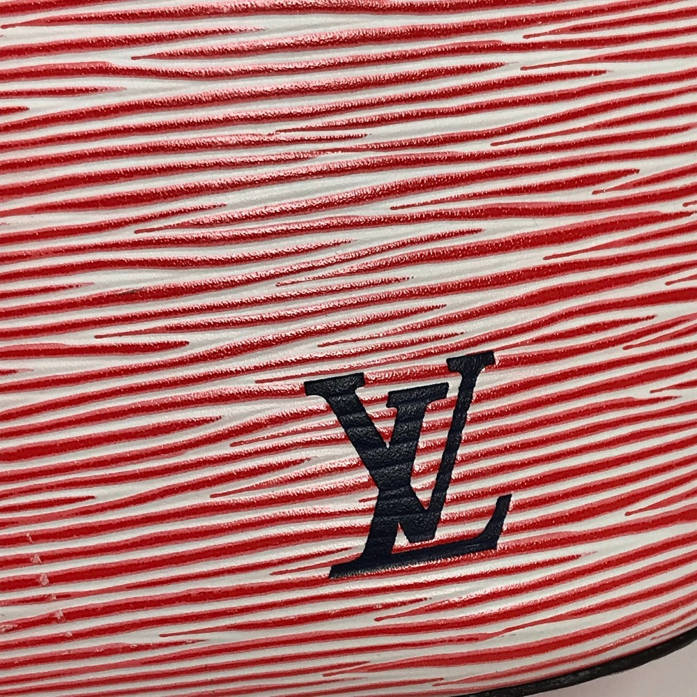 LOUIS VUITTON Shoulder Bag M54546 , Epi Denim Leather Red Epi denim Neverfull MM Women Used Authentic