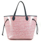 LOUIS VUITTON Shoulder Bag M54546 , Epi Denim Leather Red Epi denim Neverfull MM Women Used Authentic