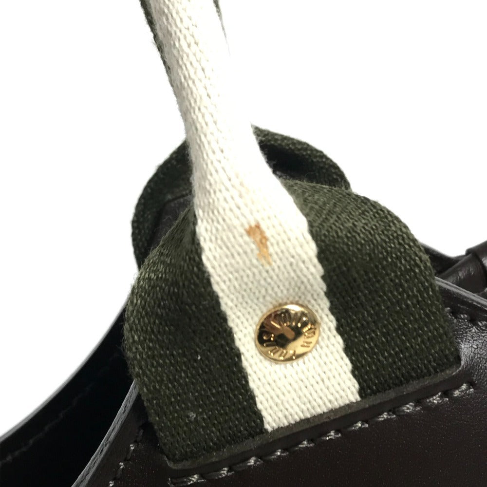 LOUIS VUITTON Handbag M92327 Monogram mini canvas khaki Monogram mini Suck Catlin Women Used Authentic