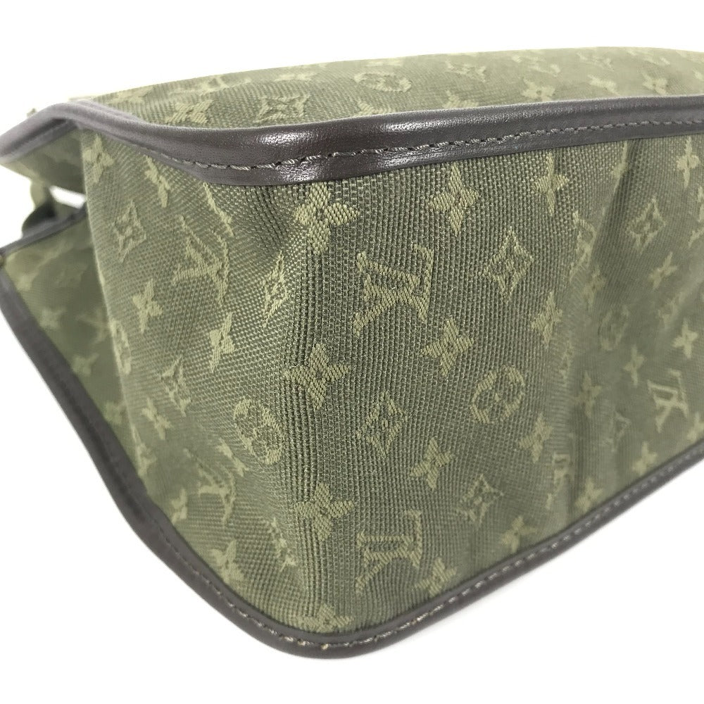 LOUIS VUITTON Handbag M92327 Monogram mini canvas khaki Monogram mini Suck Catlin Women Used Authentic