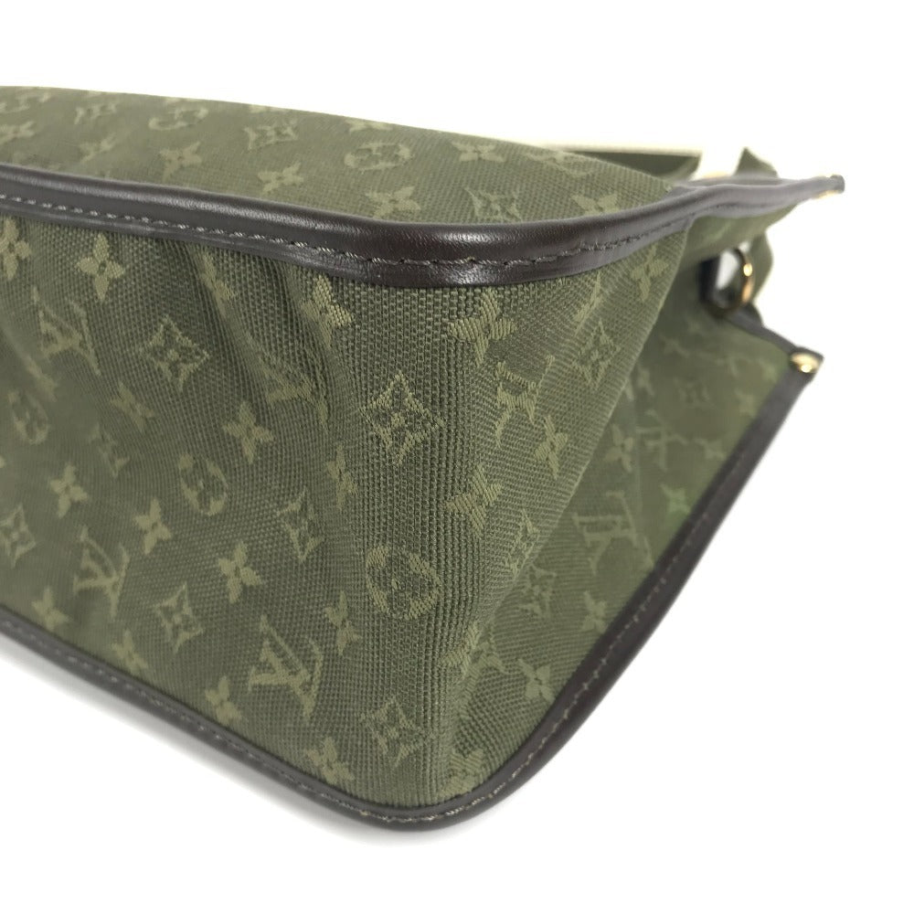 LOUIS VUITTON Handbag M92327 Monogram mini canvas khaki Monogram mini Suck Catlin Women Used Authentic