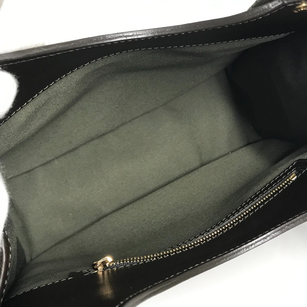 LOUIS VUITTON Handbag M92327 Monogram mini canvas khaki Monogram mini Suck Catlin Women Used Authentic