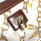 LOUIS VUITTON Shoulder Bag M95157 Plastics/Leather Brown Monogram charm Hippo