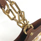 LOUIS VUITTON Shoulder Bag M95157 Plastics/Leather Brown Monogram charm Hippo