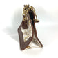 LOUIS VUITTON Shoulder Bag M95157 Plastics/Leather Brown Monogram charm Hippo