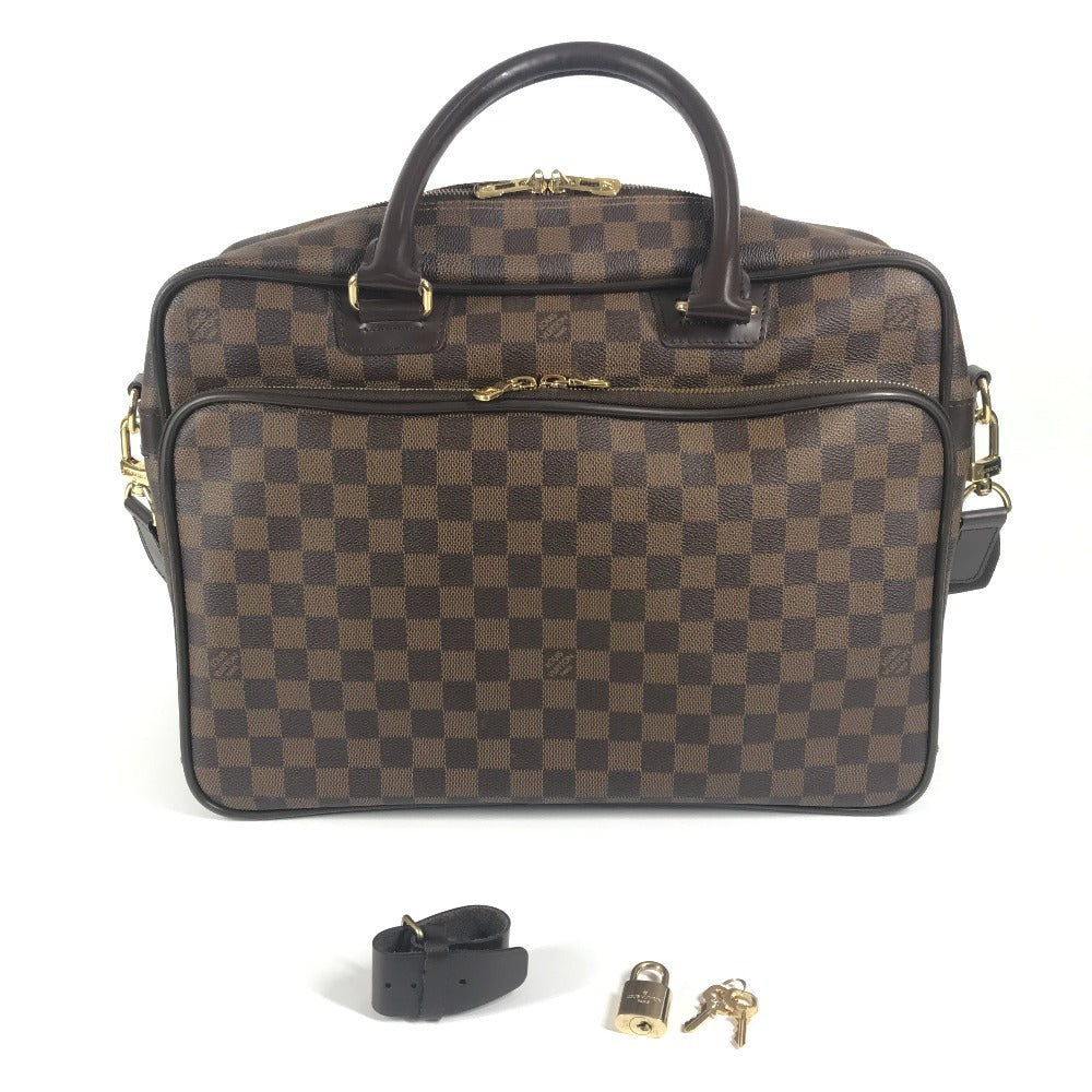 LOUIS VUITTON Business bag N23252 Damier canvas Brown Damier Ikar