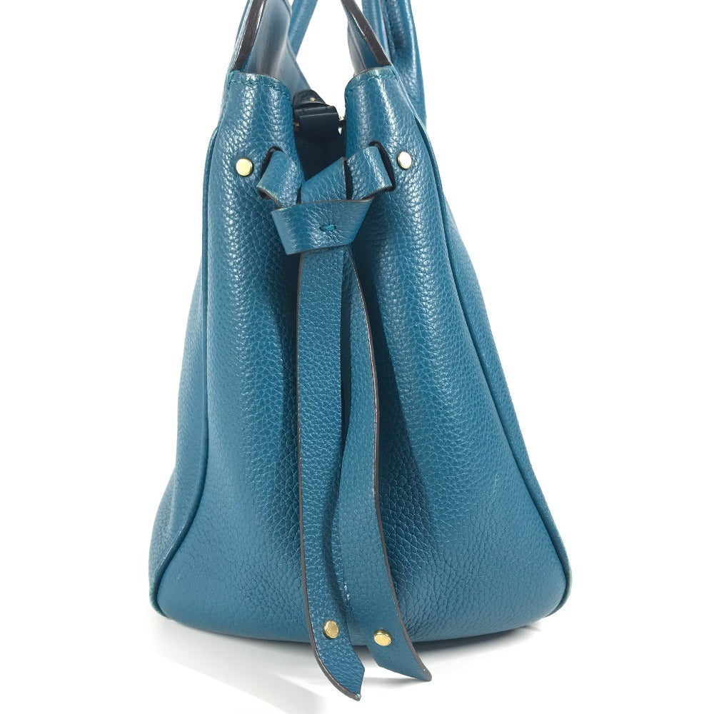 LOUIS VUITTON Tote Bag M55023 Taurillon Clemence Leather blue Mira MM