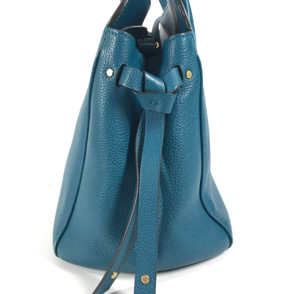 LOUIS VUITTON Tote Bag M55023 Taurillon Clemence Leather blue Mira MM