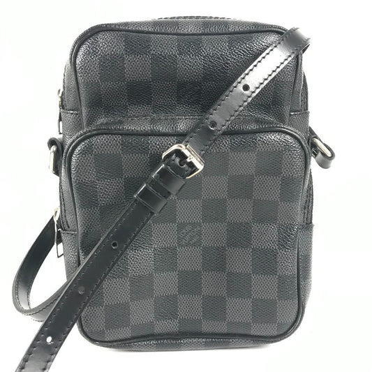 LOUIS VUITTON Shoulder Bag N41446 Damier Grafitto Canvas black Damier Graphite Rem
