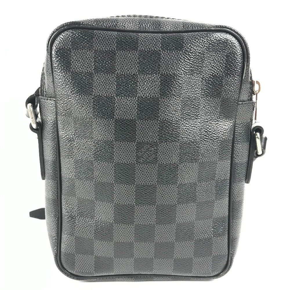LOUIS VUITTON Shoulder Bag N41446 Damier Grafitto Canvas black Damier Graphite Rem