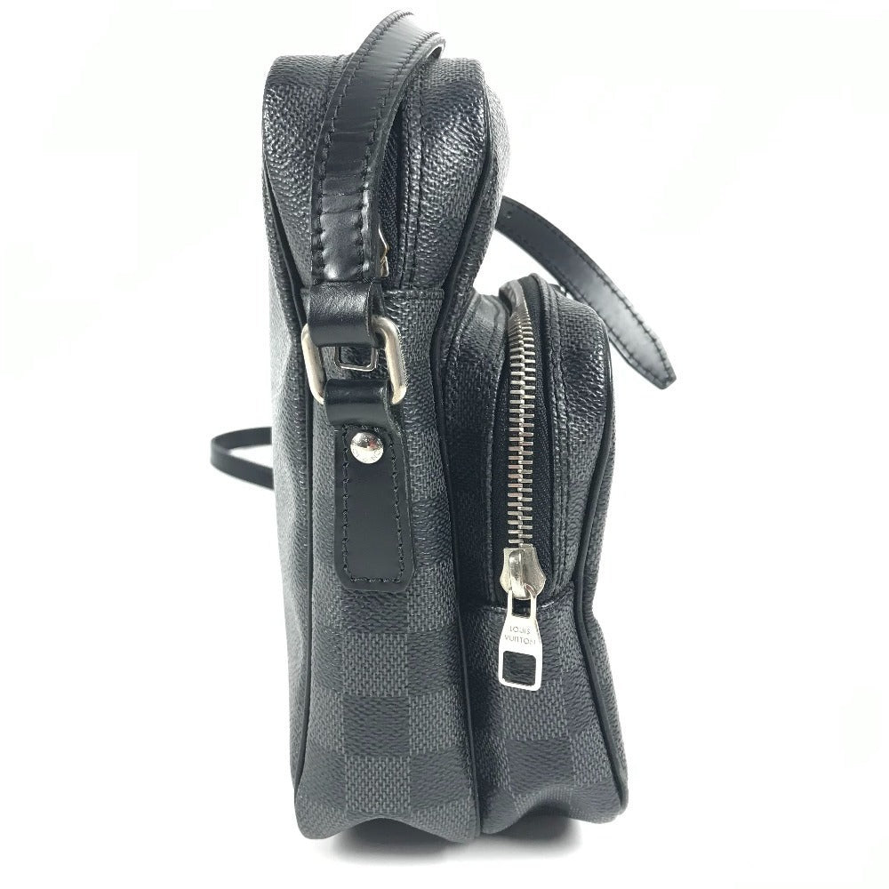 LOUIS VUITTON Shoulder Bag N41446 Damier Grafitto Canvas black Damier Graphite Rem