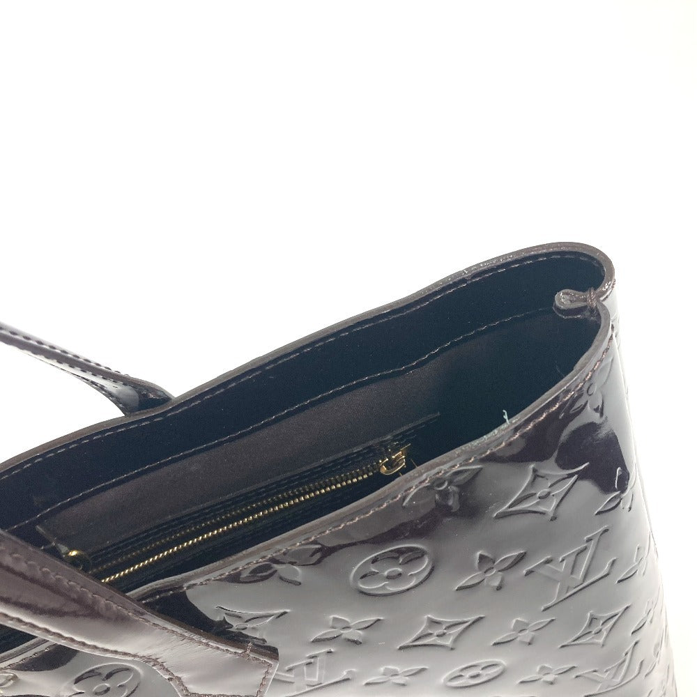 LOUIS VUITTON Shoulder Bag M91645 Monogram Vernis purple Monogram Vernis Wilscher MM Women Used Authentic