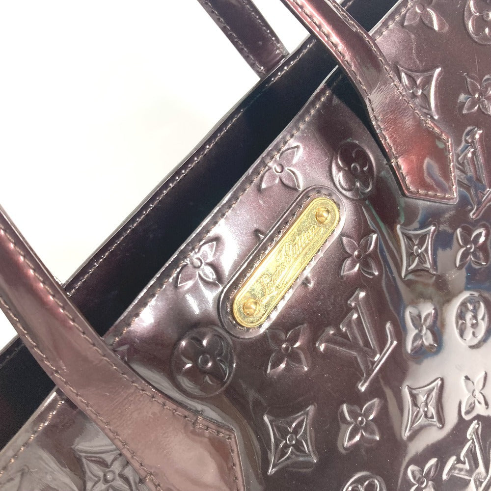 LOUIS VUITTON Shoulder Bag M91645 Monogram Vernis purple Monogram Vernis Wilscher MM Women Used Authentic