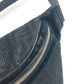 FENDI Sling bag Nylon canvas black logo mesh zucca unisex(Unisex) Used Authentic