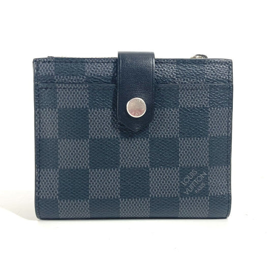 LOUIS VUITTON Folded wallet N60451 Damier Grafitto Canvas black Damier Grafitte Multi Porte Cartes Women Used Authentic