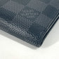 LOUIS VUITTON Folded wallet N60451 Damier Grafitto Canvas black Damier Grafitte Multi Porte Cartes Women Used Authentic