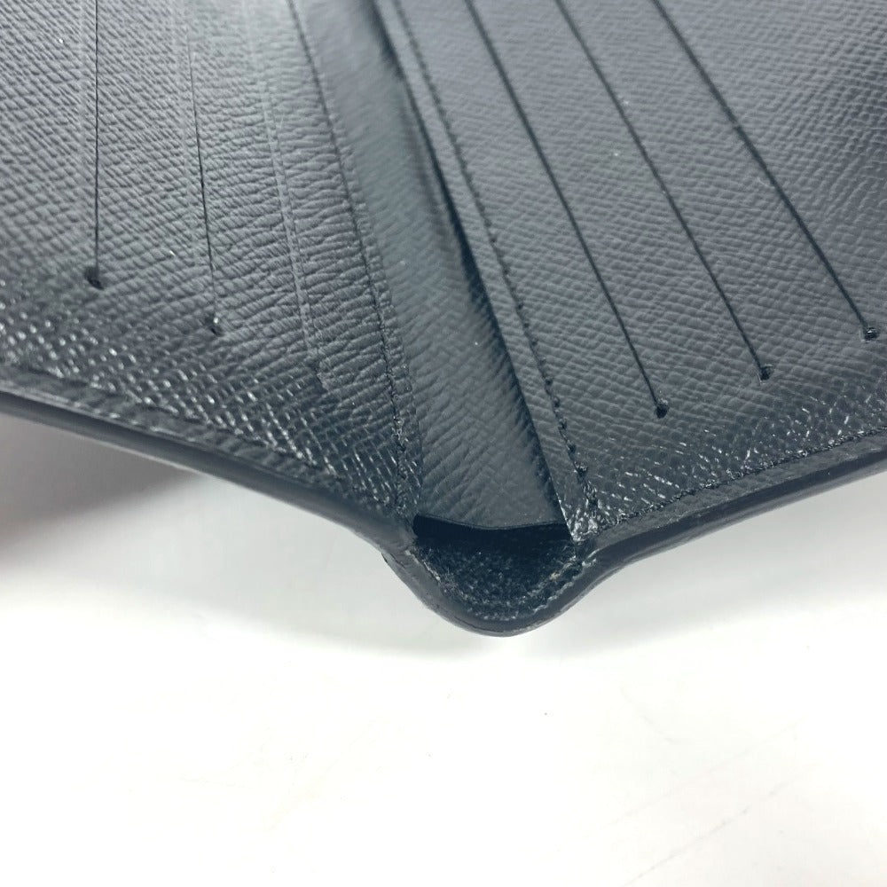 LOUIS VUITTON Folded wallet N60451 Damier Grafitto Canvas black Damier Grafitte Multi Porte Cartes Women Used Authentic