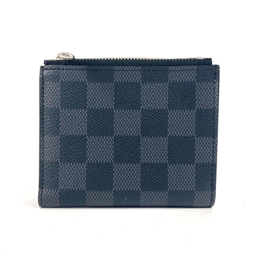 LOUIS VUITTON Folded wallet N60451 Damier Grafitto Canvas black Damier Grafitte Multi Porte Cartes Women Used Authentic
