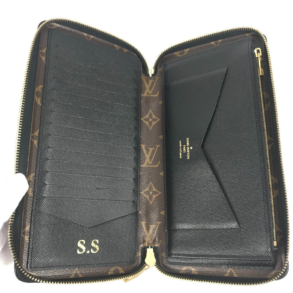 LOUIS VUITTON Long Wallet Purse M60679 Monogram canvas, leather Brown Monogram macacer Daily Organizer