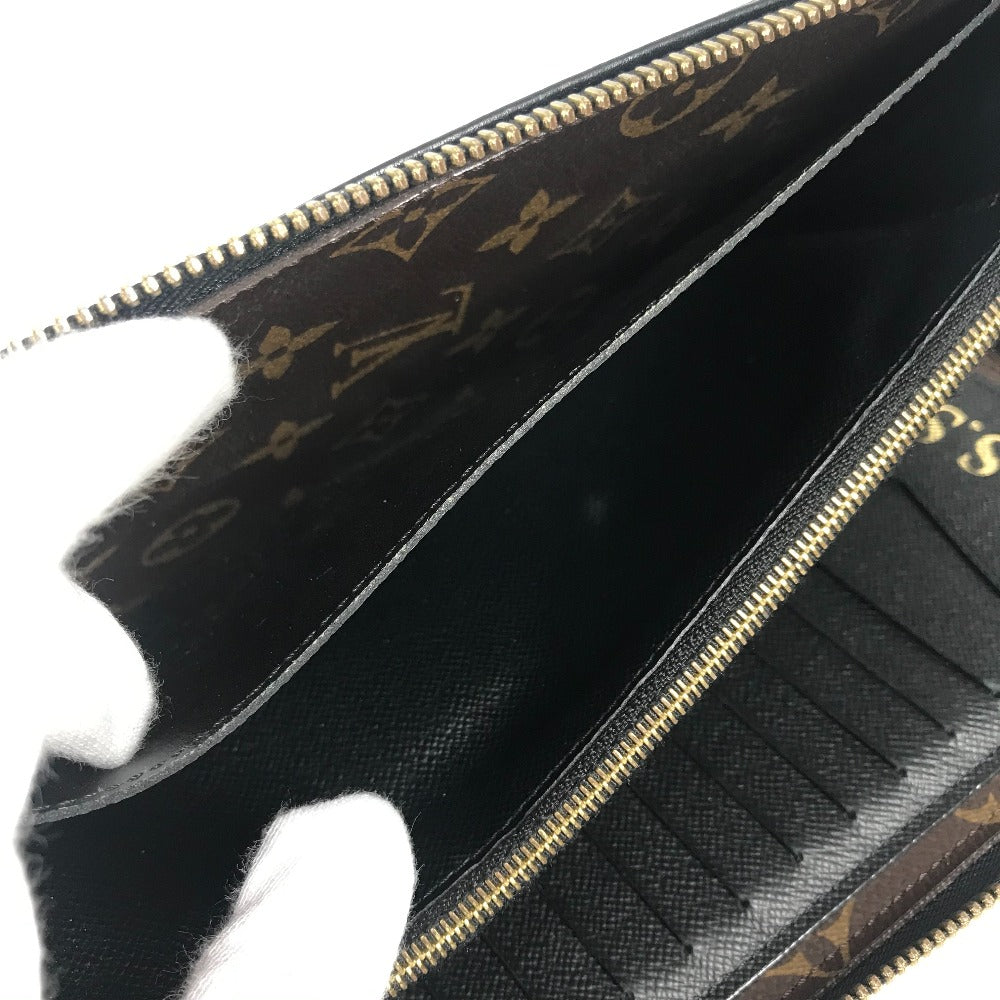 LOUIS VUITTON Long Wallet Purse M60679 Monogram canvas, leather Brown Monogram macacer Daily Organizer
