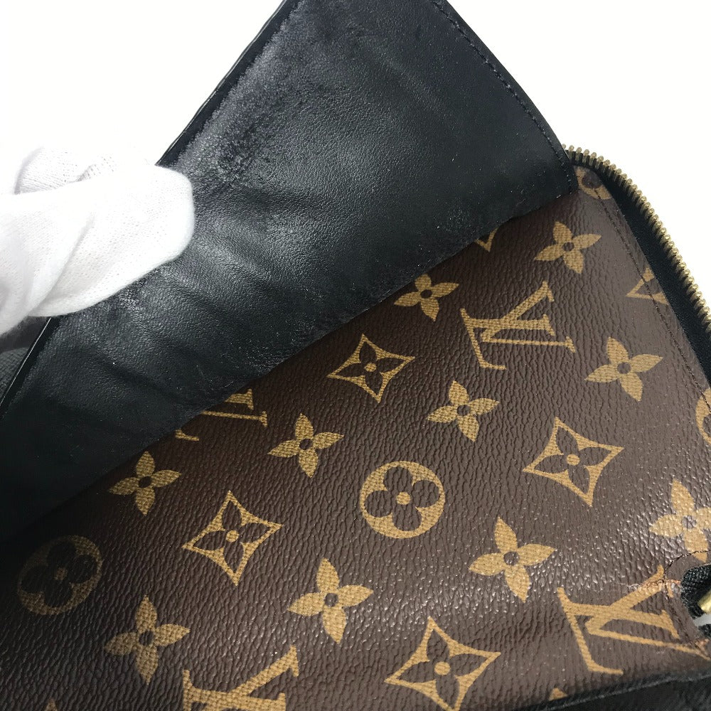LOUIS VUITTON Long Wallet Purse M60679 Monogram canvas, leather Brown Monogram macacer Daily Organizer