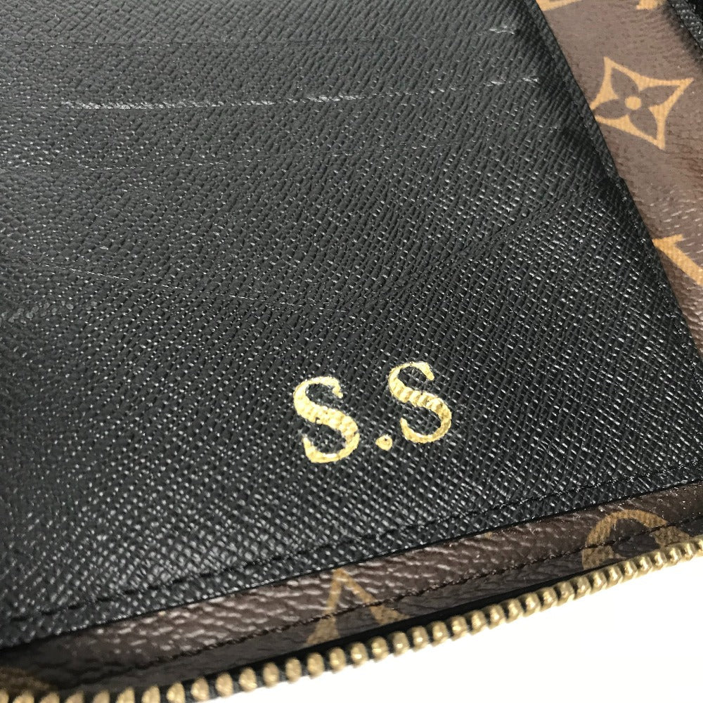 LOUIS VUITTON Long Wallet Purse M60679 Monogram canvas, leather Brown Monogram macacer Daily Organizer