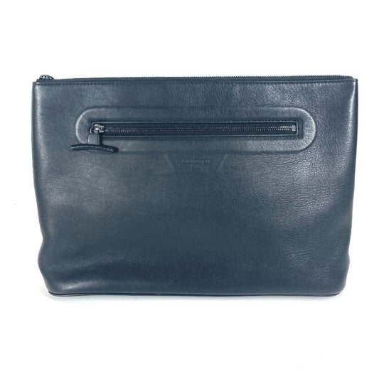 LOUIS VUITTON Clutch bag M63268 leather black Dark annity pochette cosmos