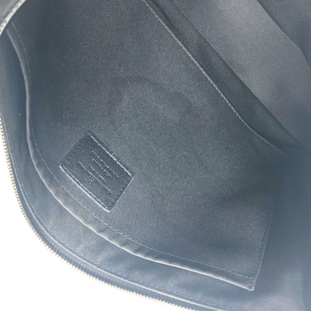LOUIS VUITTON Clutch bag M63268 leather black Dark annity pochette cosmos