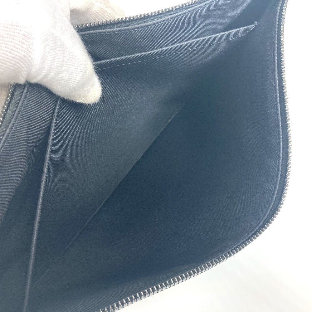 LOUIS VUITTON Clutch bag M63268 leather black Dark annity pochette cosmos
