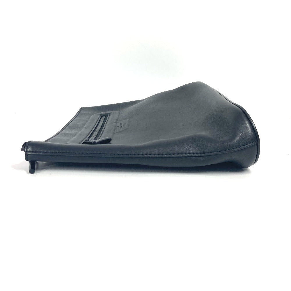 LOUIS VUITTON Clutch bag M63268 leather black Dark annity pochette cosmos