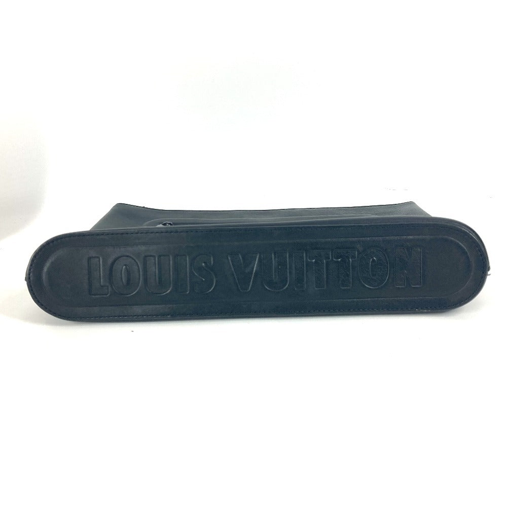 LOUIS VUITTON Clutch bag M63268 leather black Dark annity pochette cosmos