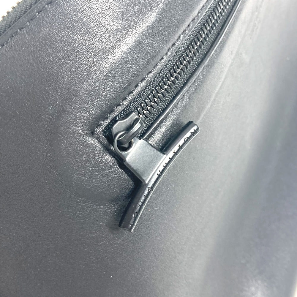 LOUIS VUITTON Clutch bag M63268 leather black Dark annity pochette cosmos