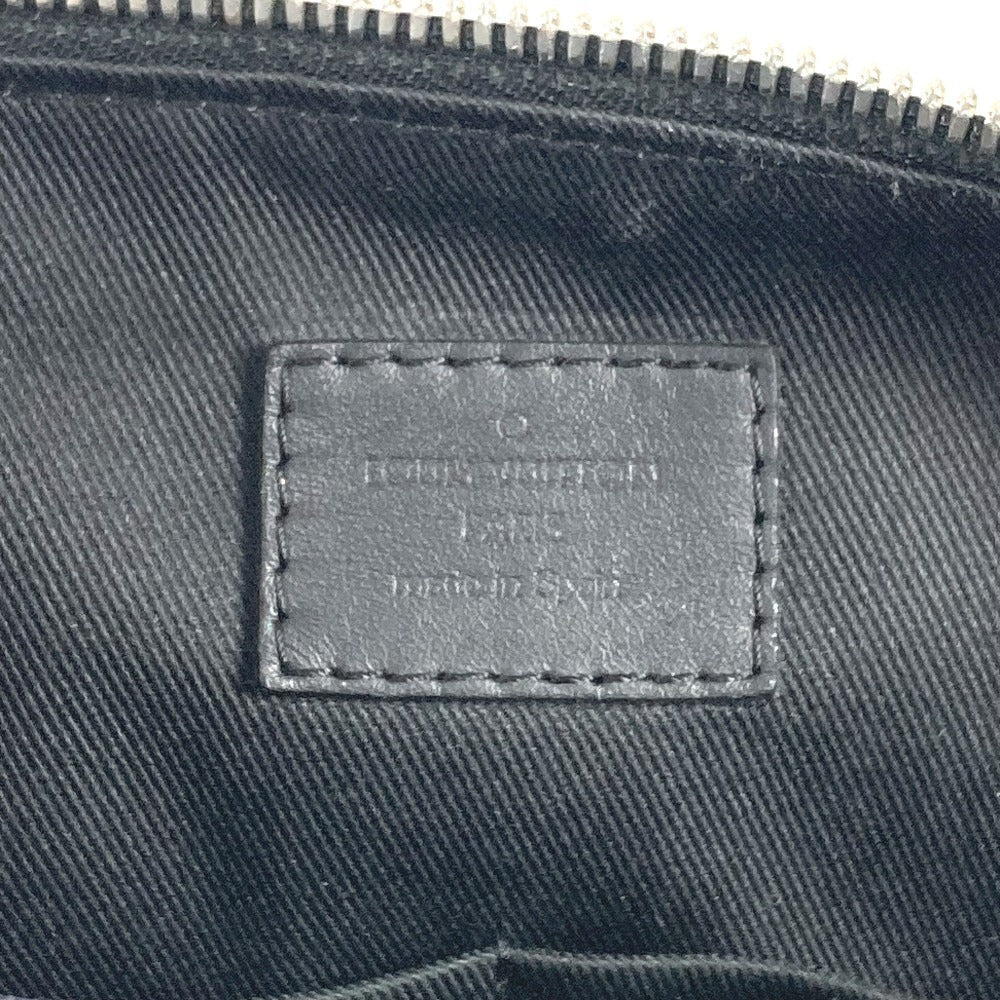 LOUIS VUITTON Shoulder Bag N42416 Damier Anfini Leather Navy Damier Anfini Discovery Messenger PM